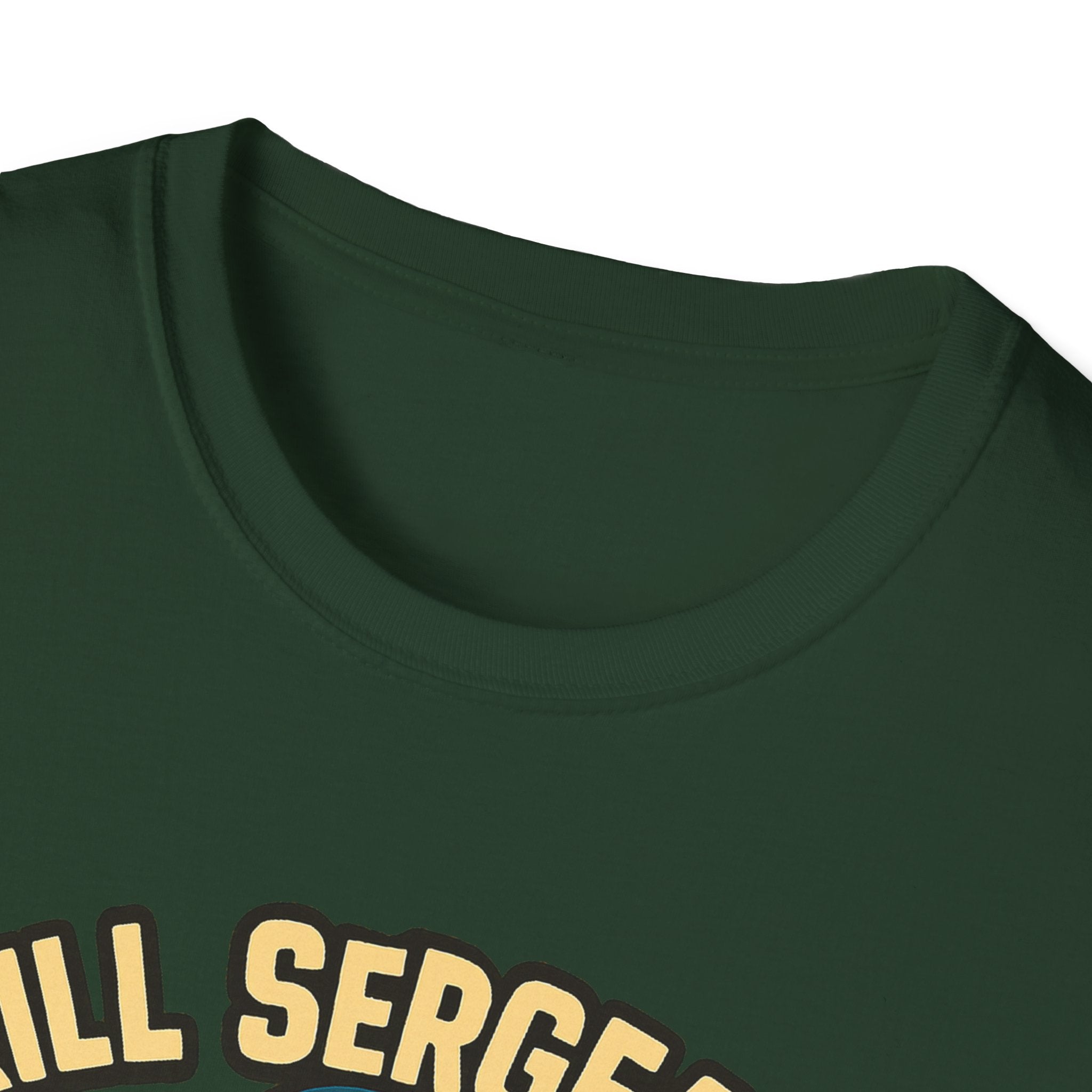 Fathers Day Gift Grill Sergeant T-Shirt Funny BBQ Dad Tee