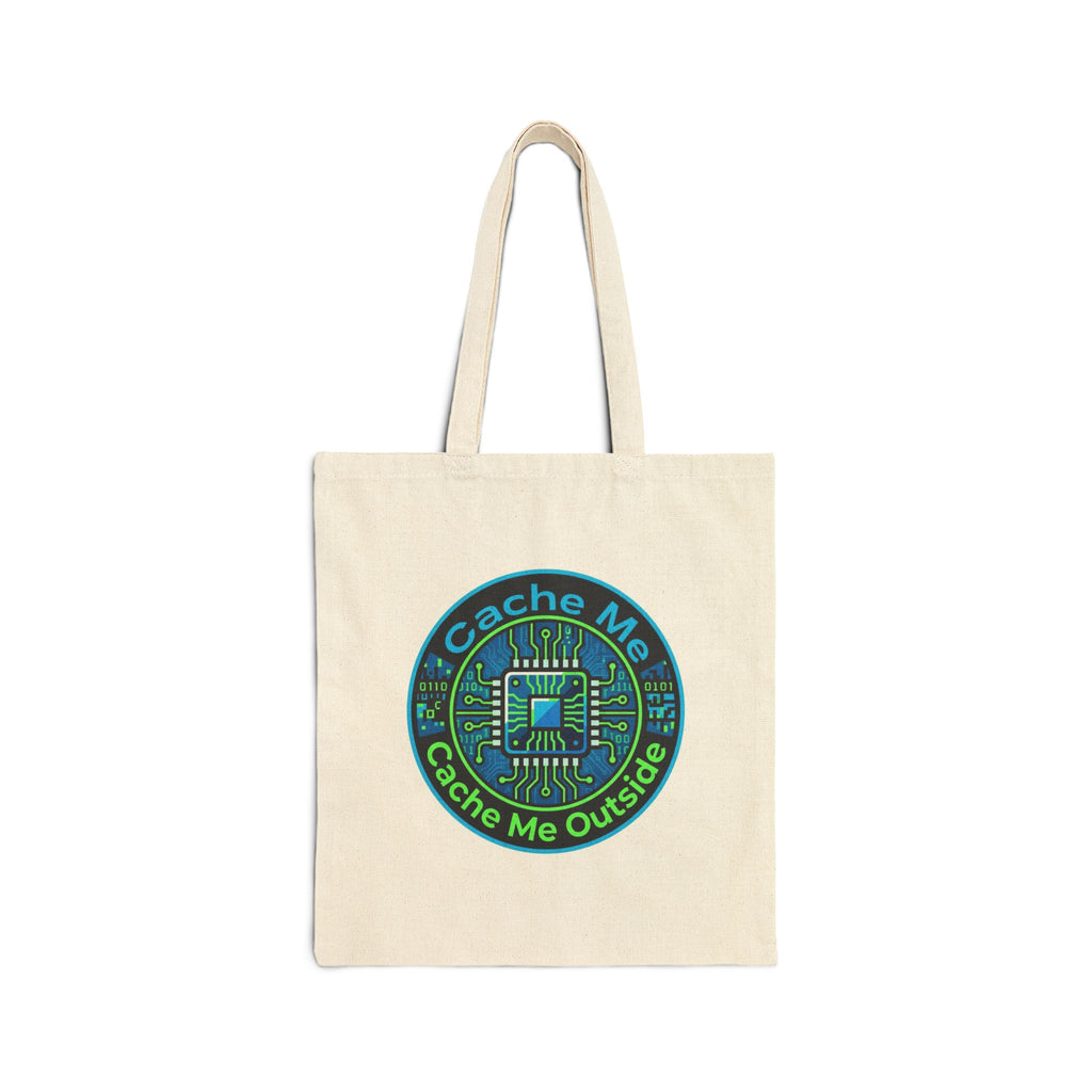 Tech Guy Cache Me Outside Fun Tote Bag with Stylish Design