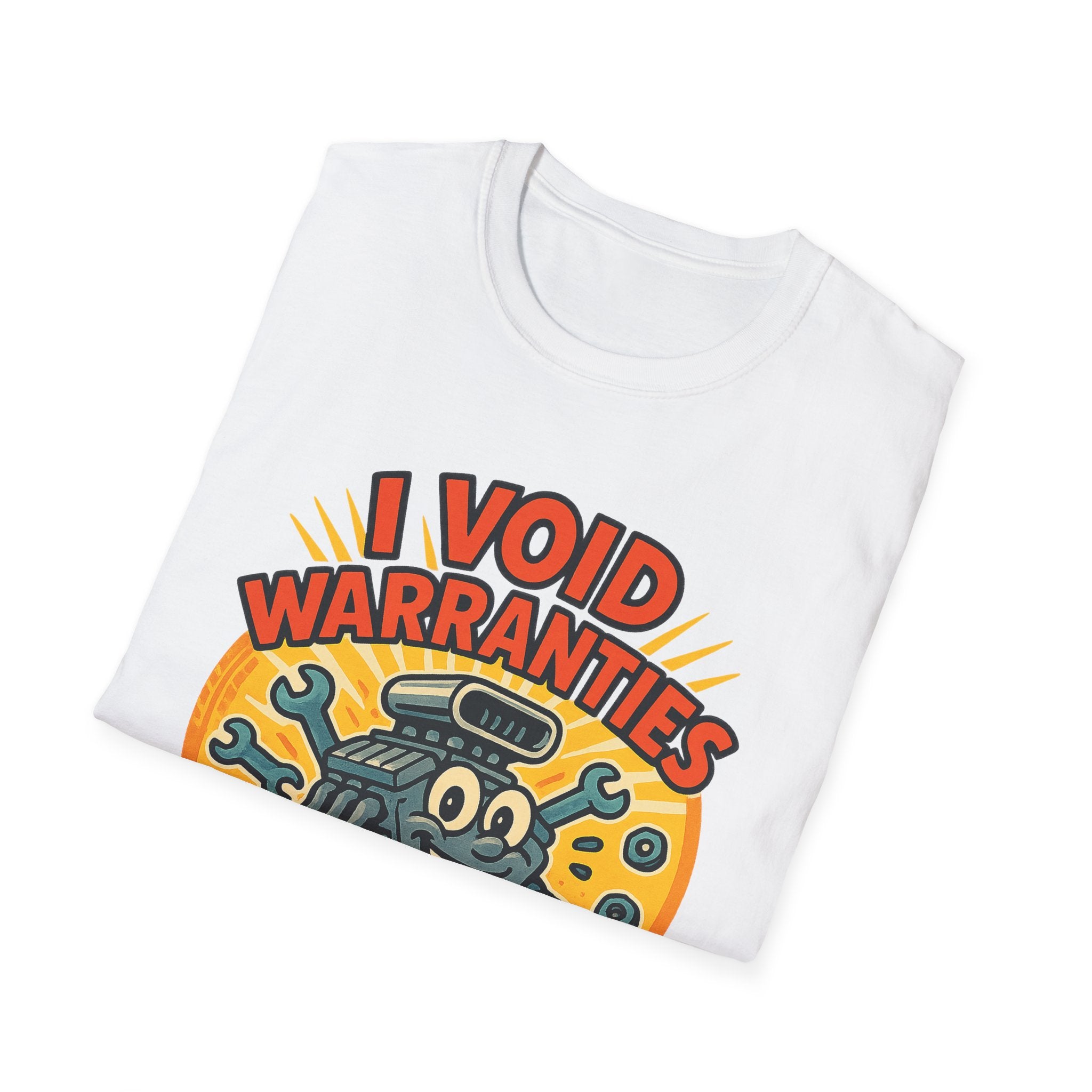 Gift for Car Guy Shirt I Void Warranties Funny Auto Mechanic Tee