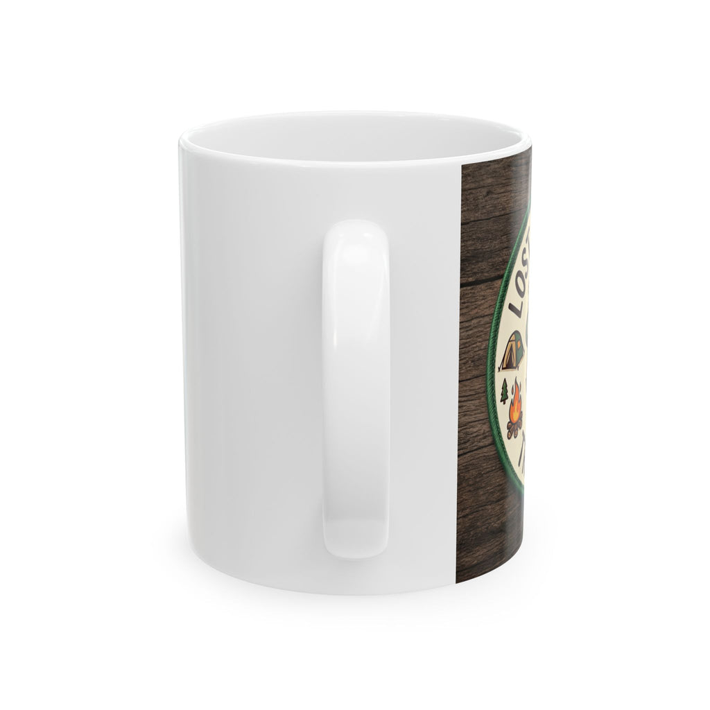 Camping for men Lost Before The Trailhead Mug Outdoors Fun