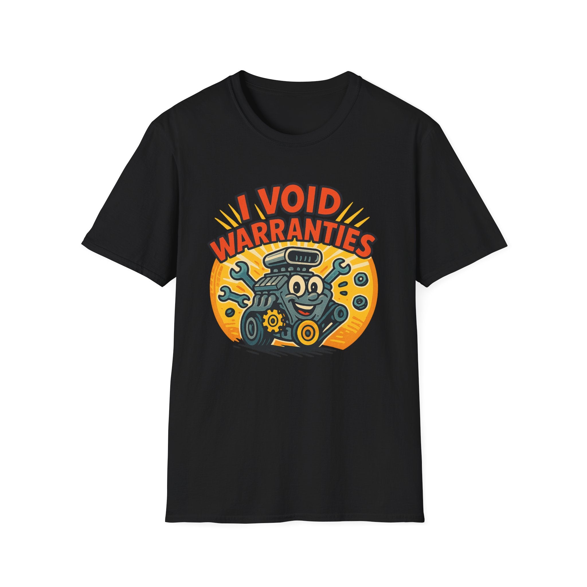 Gift for Car Guy Shirt I Void Warranties Funny Auto Mechanic Tee