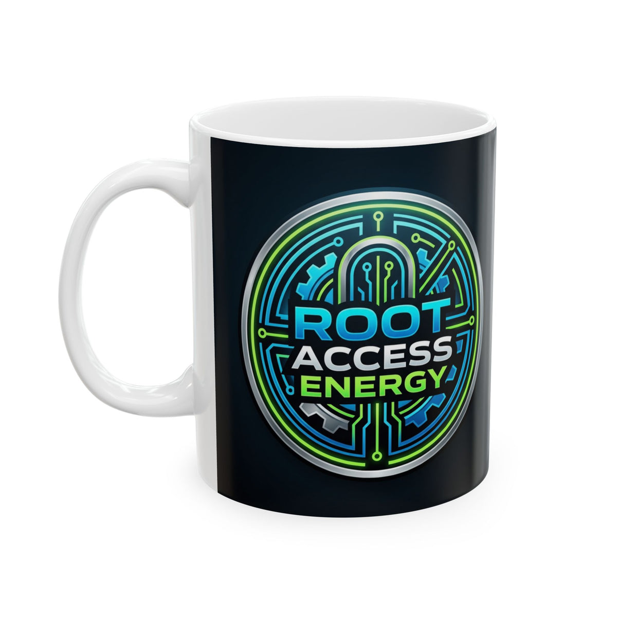 Tech Guy Root Access Energy Coffee Mug for Programmers