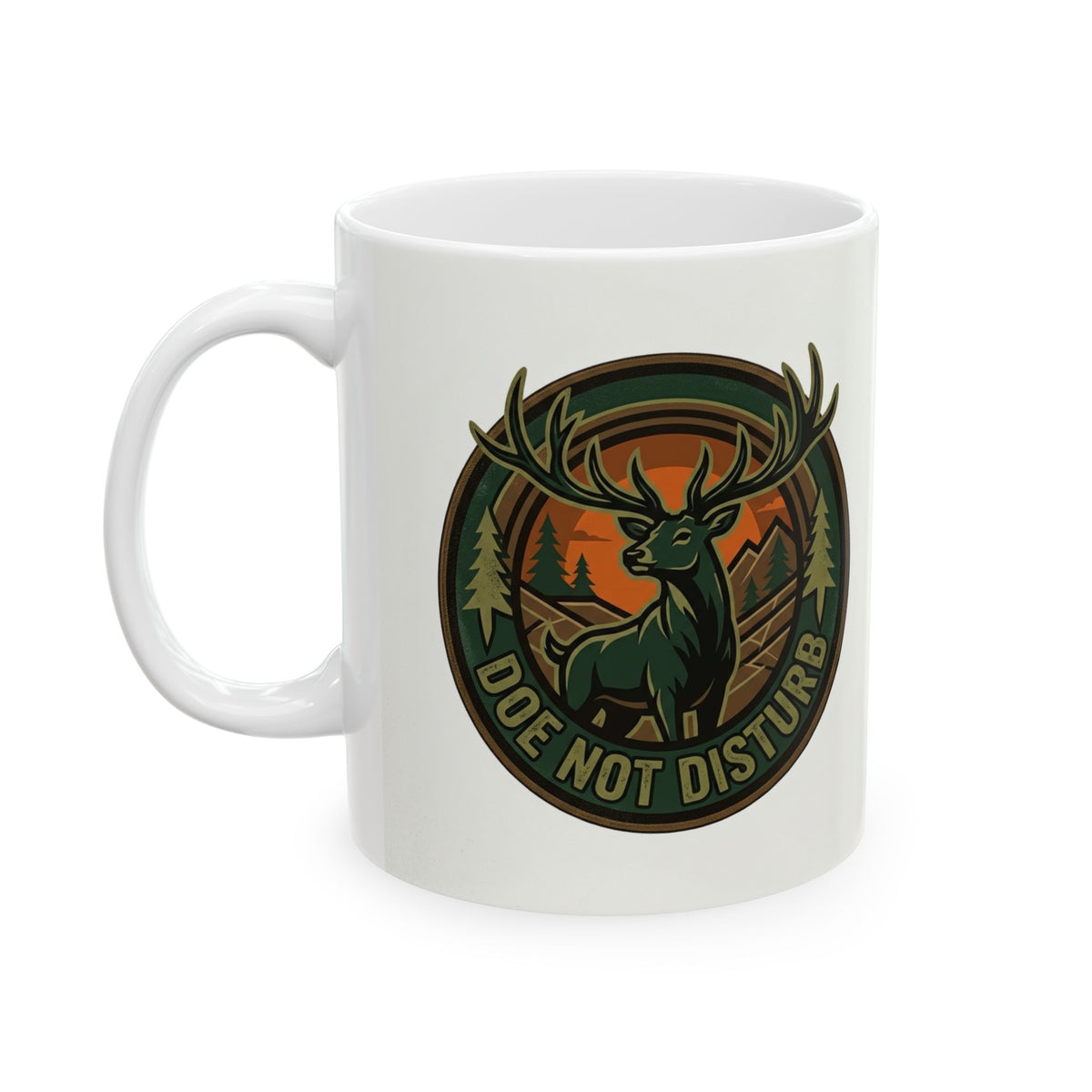Hunters Doe Not Disturb Coffee Mug for Relaxed Mornings