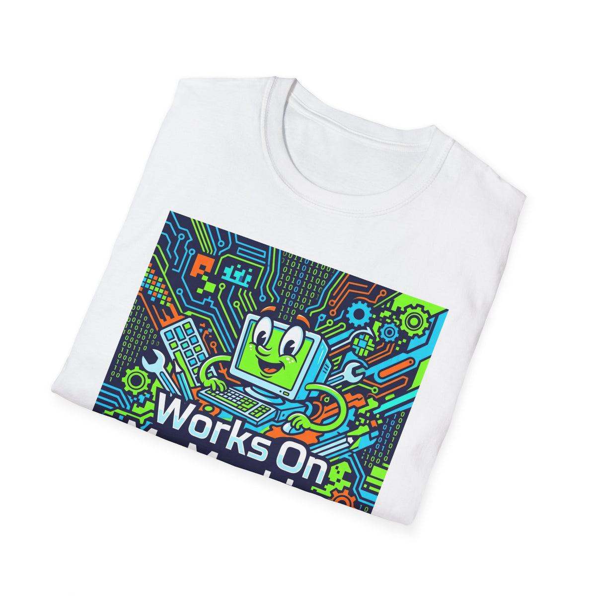 Tech Guy Shirt Works On My Machine Fun Tee