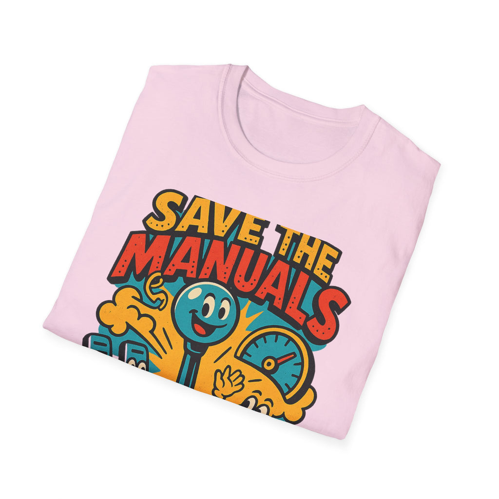 Gift for Car Guy Save the Manuals Shirt Car Enthusiast Tee