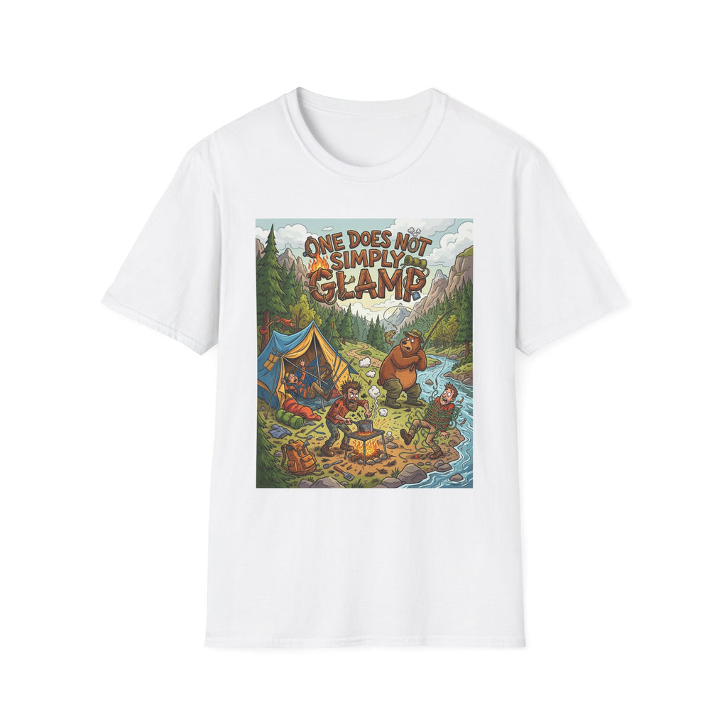 Camping for men One Does Not Simply Glamp Shirt