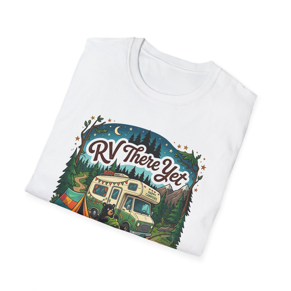 Camping for men RV There Yet Shirt Funny Travel Tee
