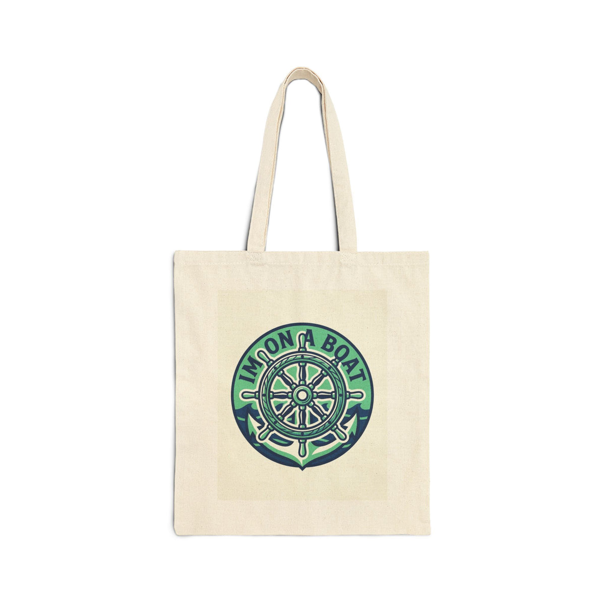 Boating for Men Tote Bag Im On A Boat Fun Novelty Bag