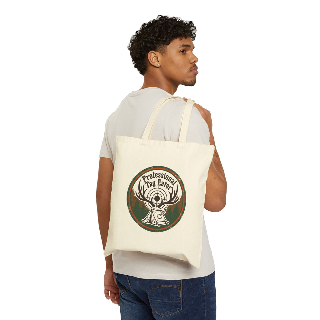 Hunters Tote Bag Professional Tag Eater Funny Canvas Shopper