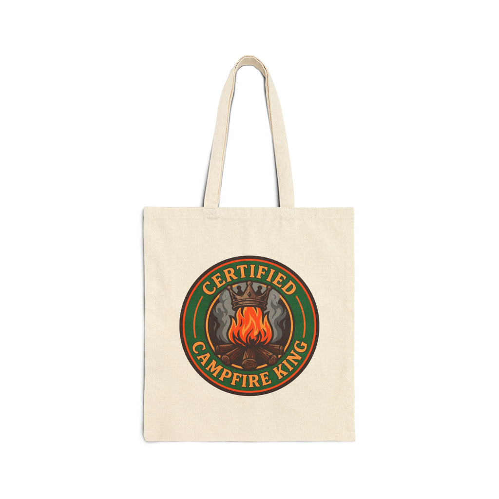 Camping for men Certified Campfire King Tote Bag