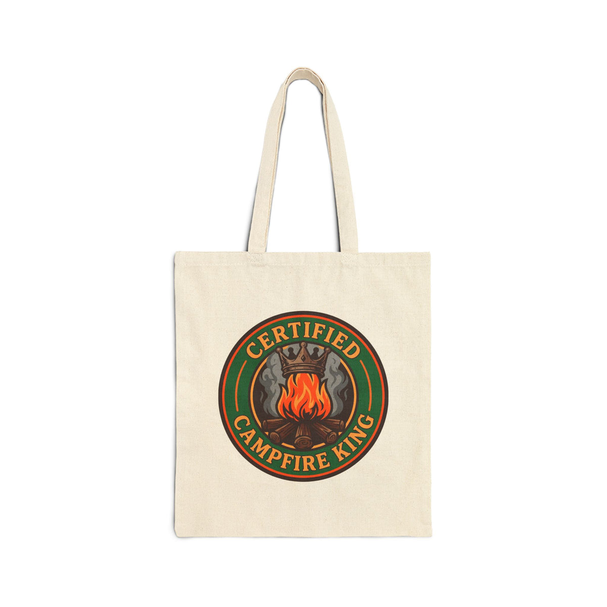 Camping for men Certified Campfire King Tote Bag