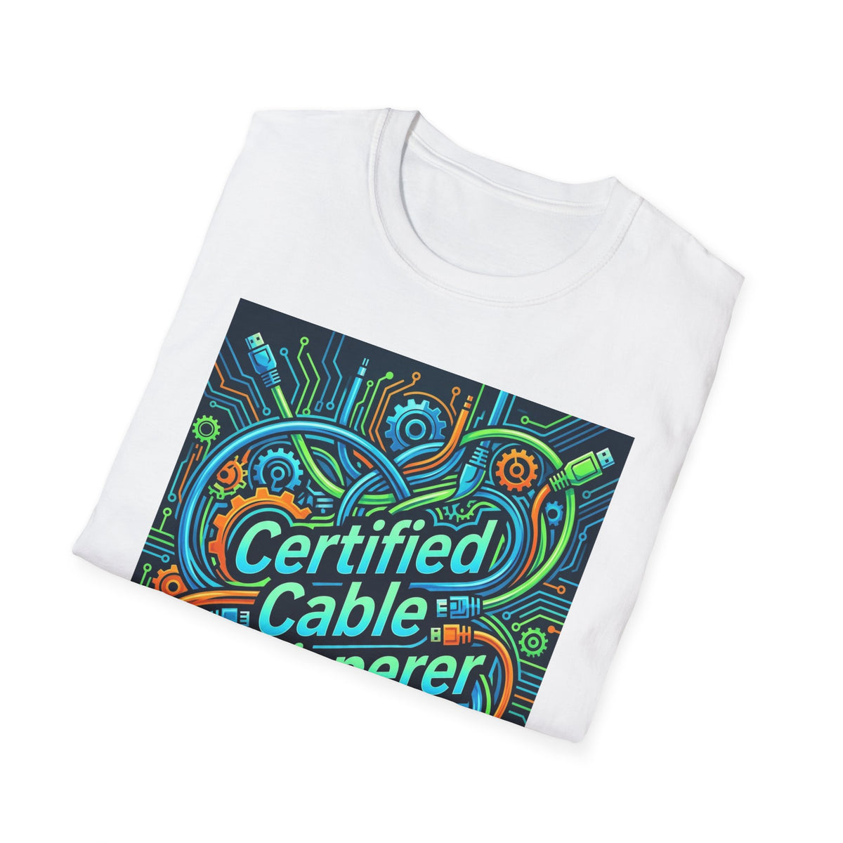Tech Guy Cable Whisperer T Shirt Funny Tech Gifts for Men