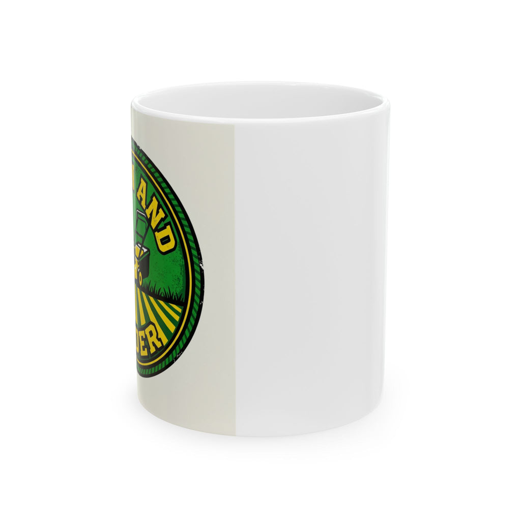 Landscaper for Men Lawn And Order Funny Coffee Mug