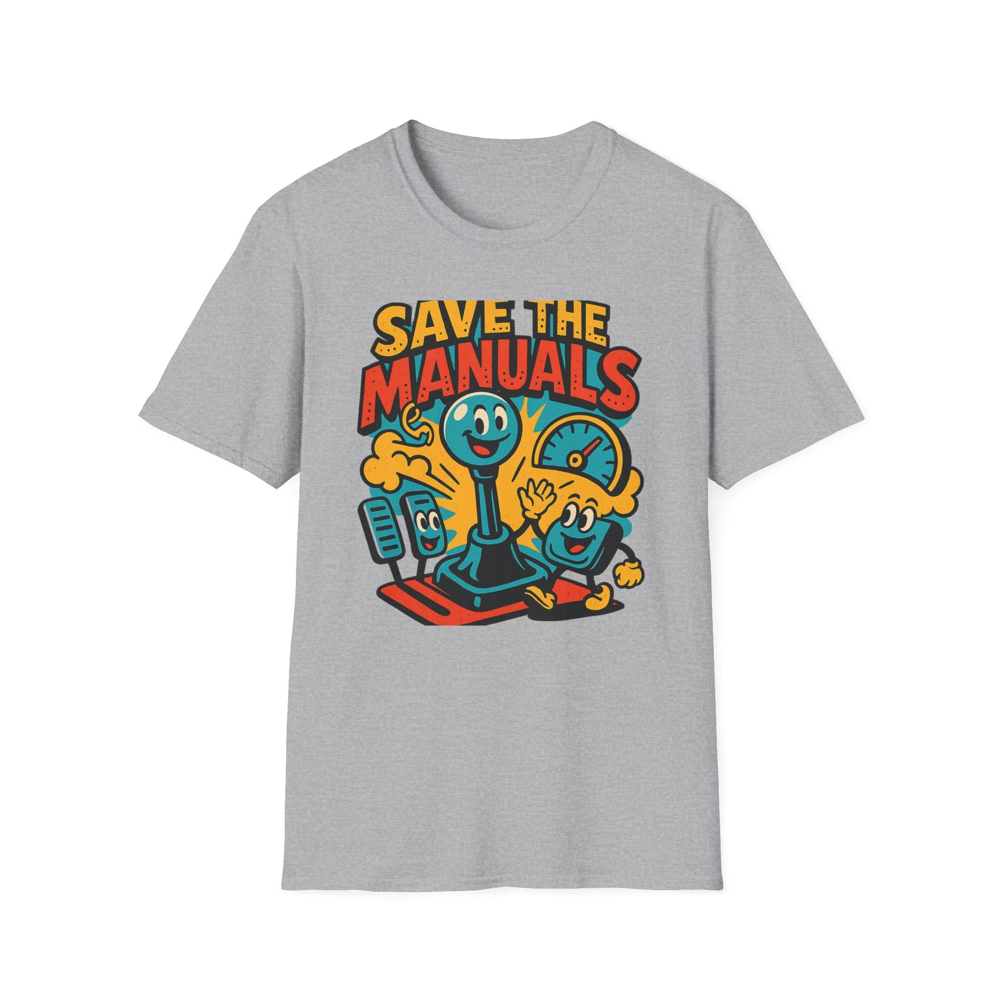Gift for Car Guy Save the Manuals Shirt Car Enthusiast Tee