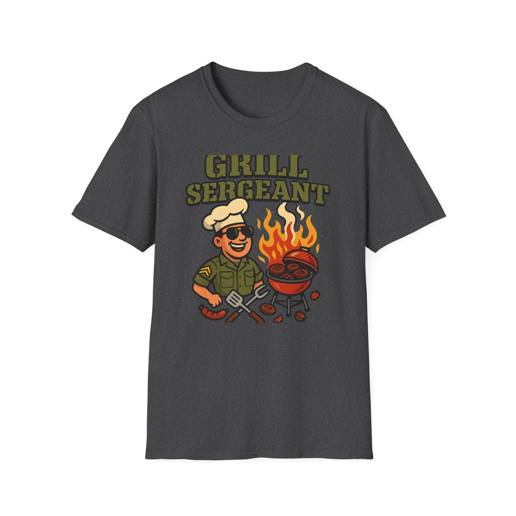 Fathers Day Gift Grill Sergeant Shirt BBQ Dad Tee