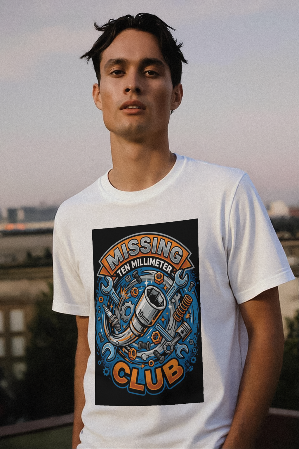 Mechanic for men Missing Ten Millimeter Club Shirt