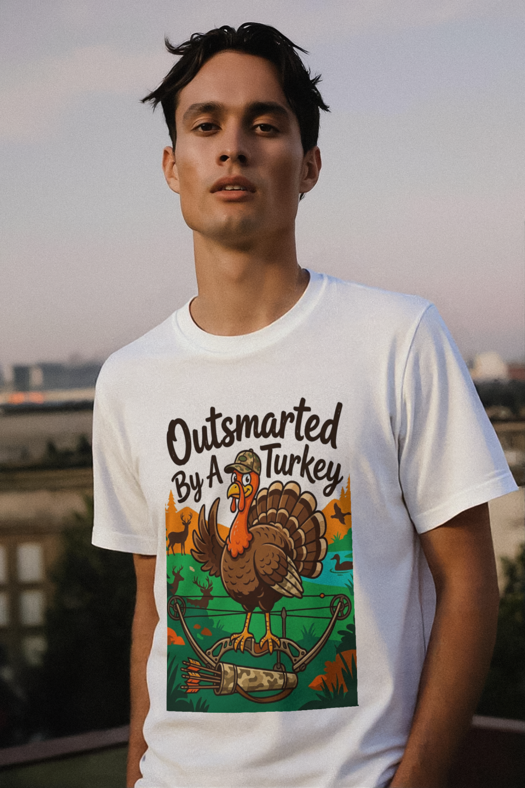 Hunters Outsmarted By A Turkey Funny Shirt