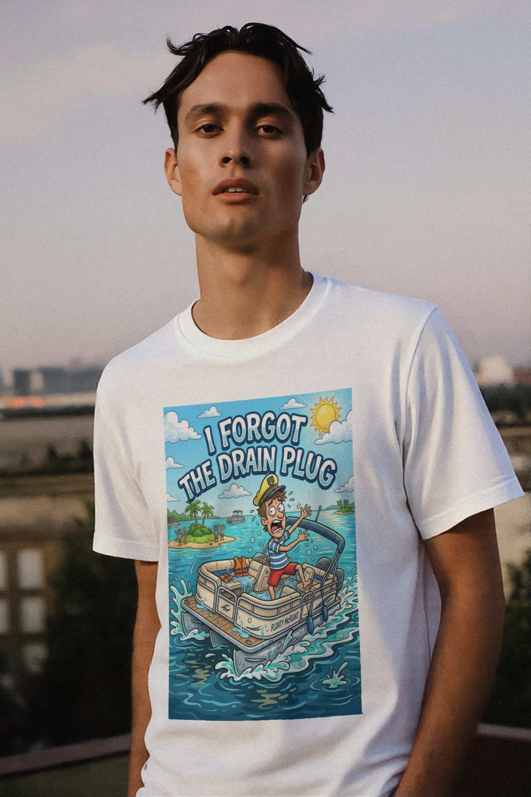 Boating for Men I Forgot The Drain Plug Shirt
