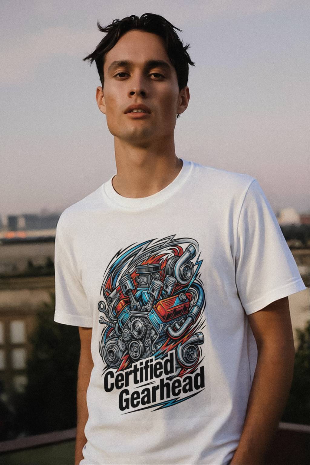 Car guys Certified Gearhead Shirt for Auto Enthusiasts
