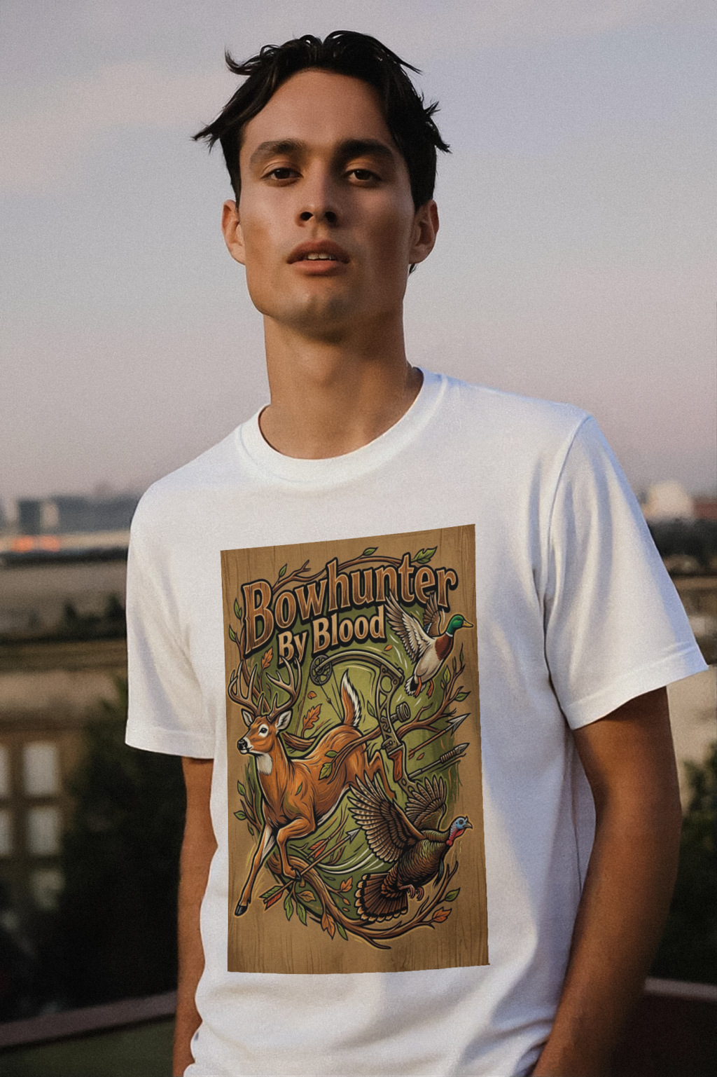 Hunters Shirt Bowhunter By Blood Classic Archery Tee