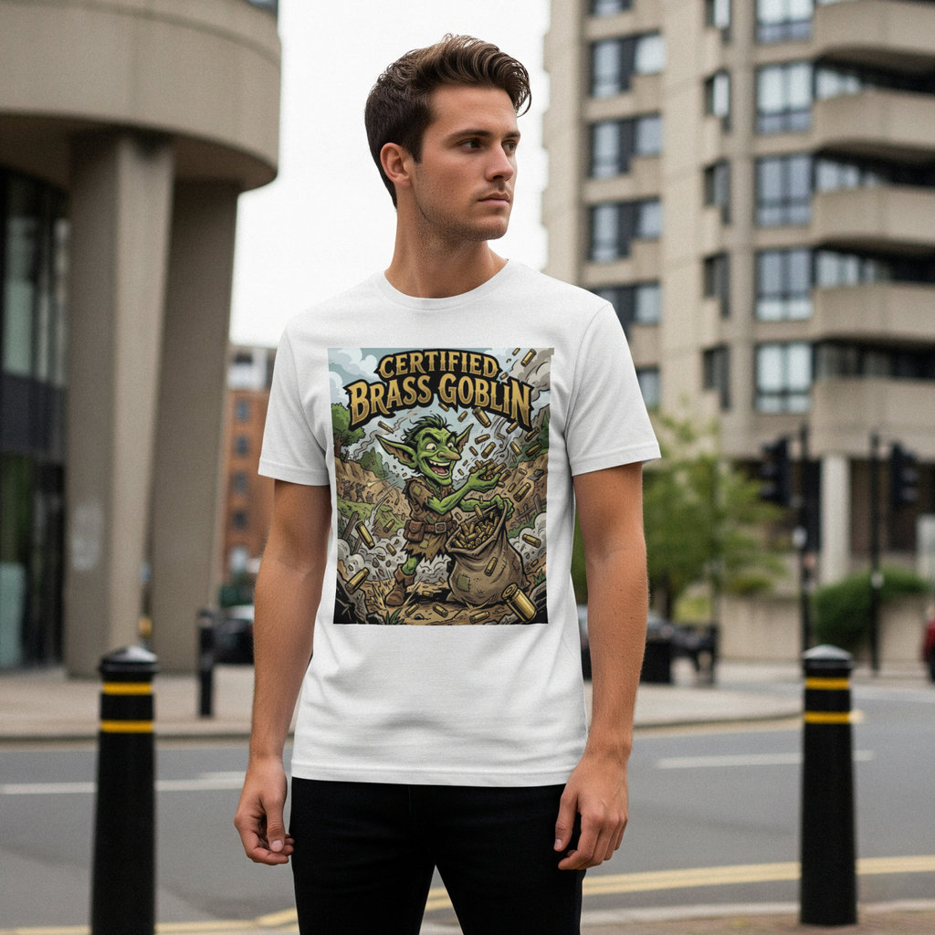 Gun owners Certified Brass Goblin Tee Stylish and Bold