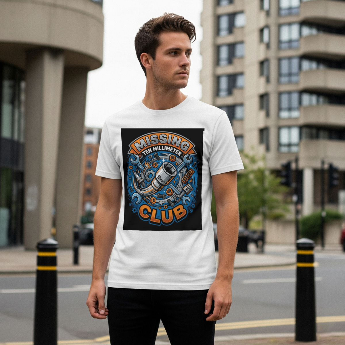 Mechanic for men Missing Ten Millimeter Club Shirt