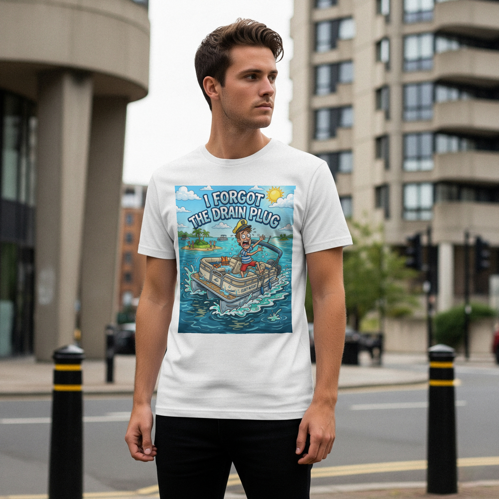 Boating for Men I Forgot The Drain Plug Shirt