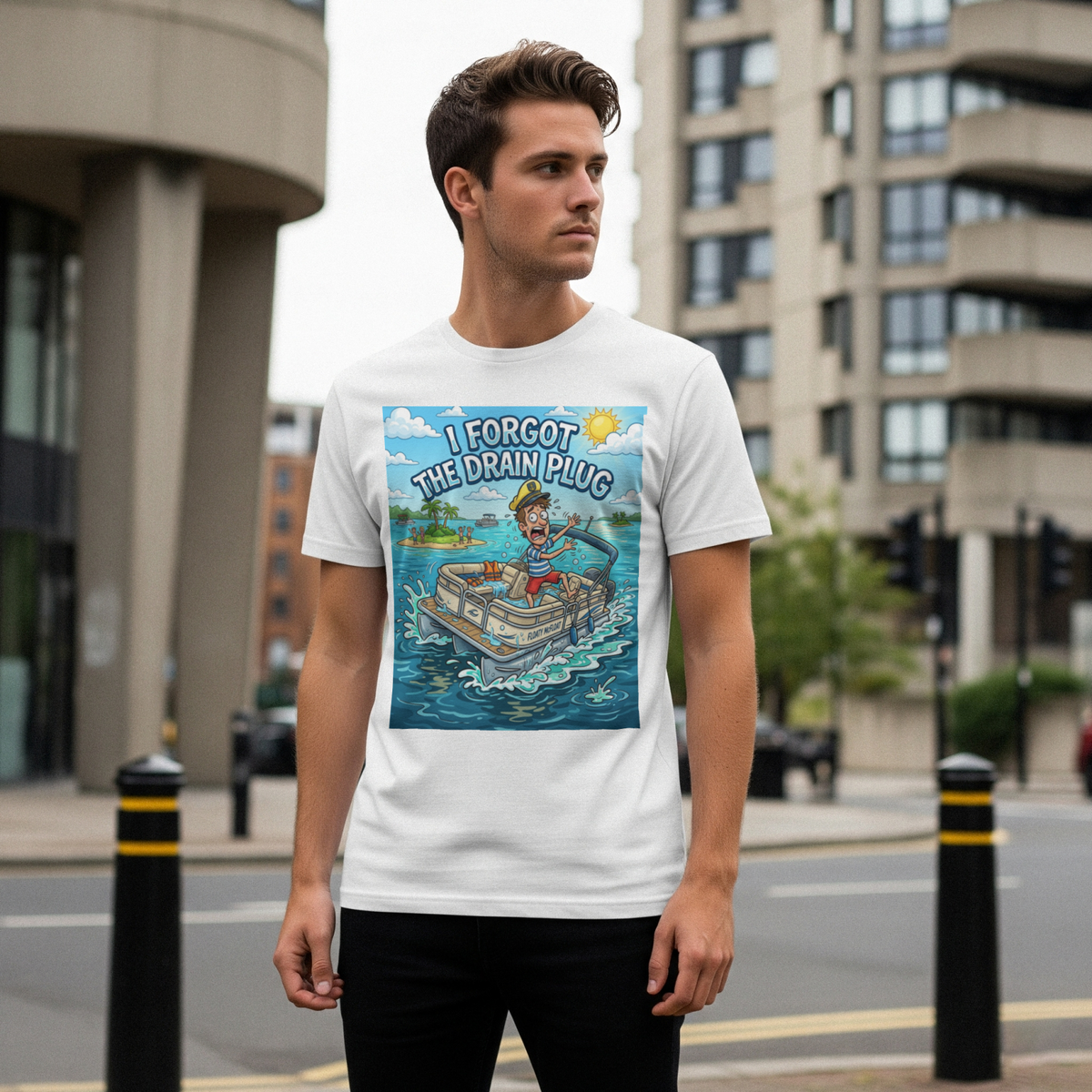 Boating for Men I Forgot The Drain Plug Shirt