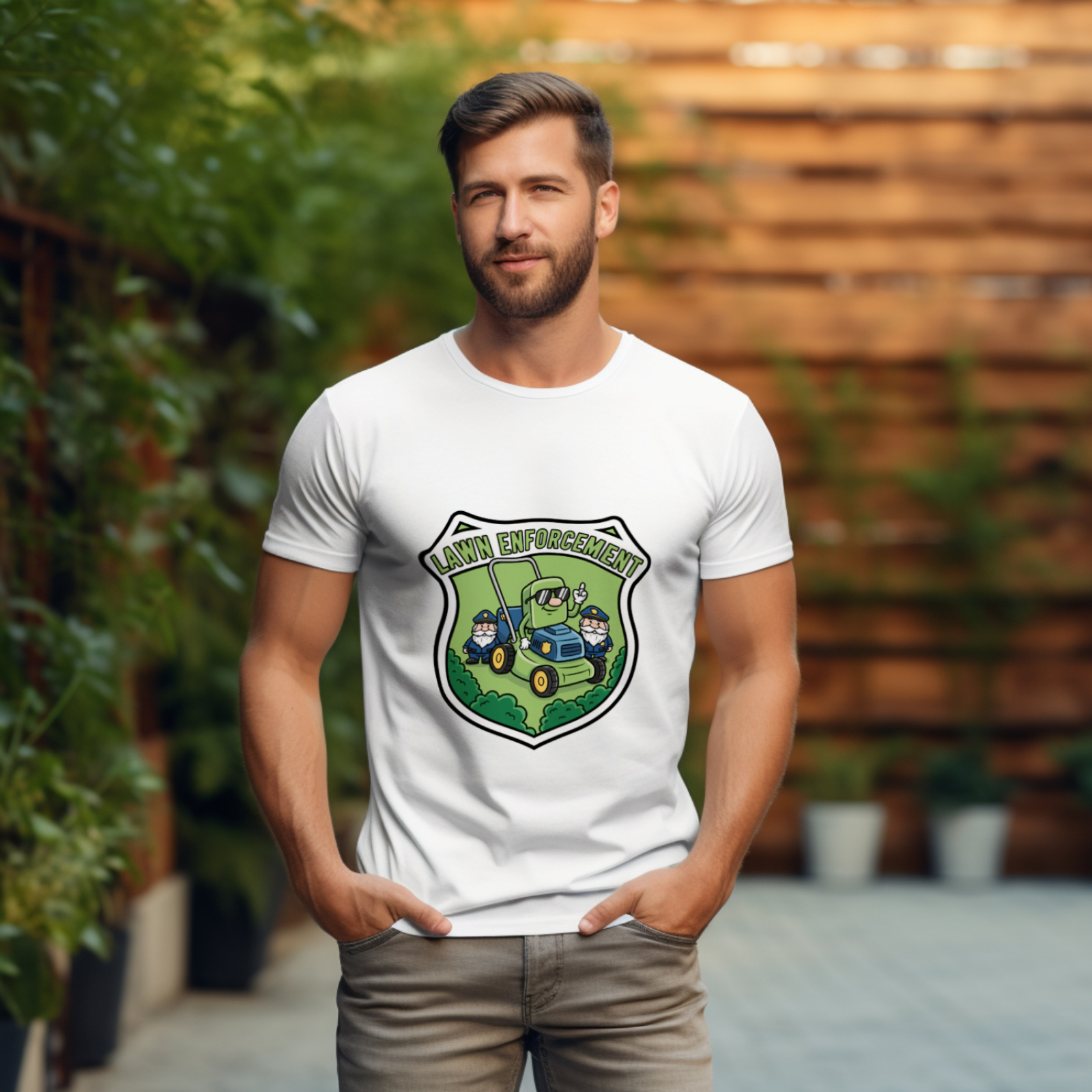 Fathers Day Gift: Lawn Enforcement Shirt