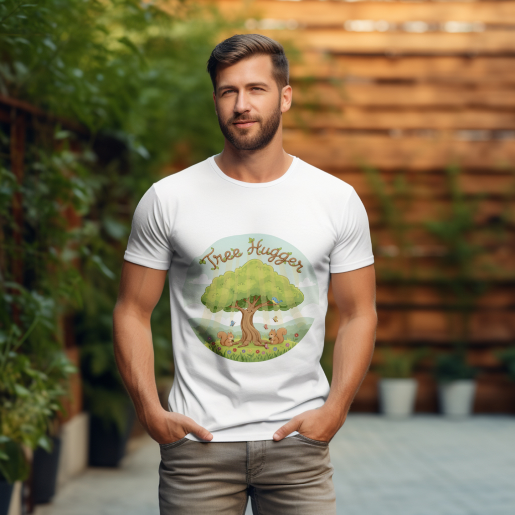 Gift for Nature Lover Tree Hugger Shirt Vintage Style Tee