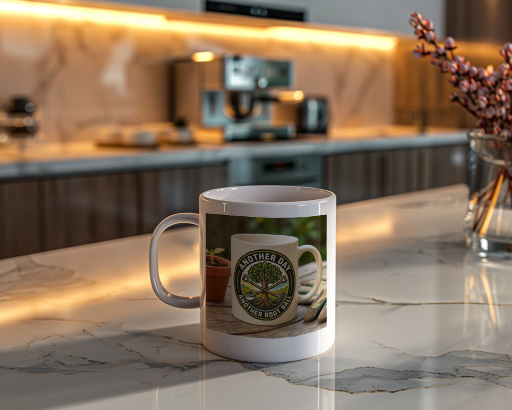 Landscaper for men Another Day Another Root Ball Mug