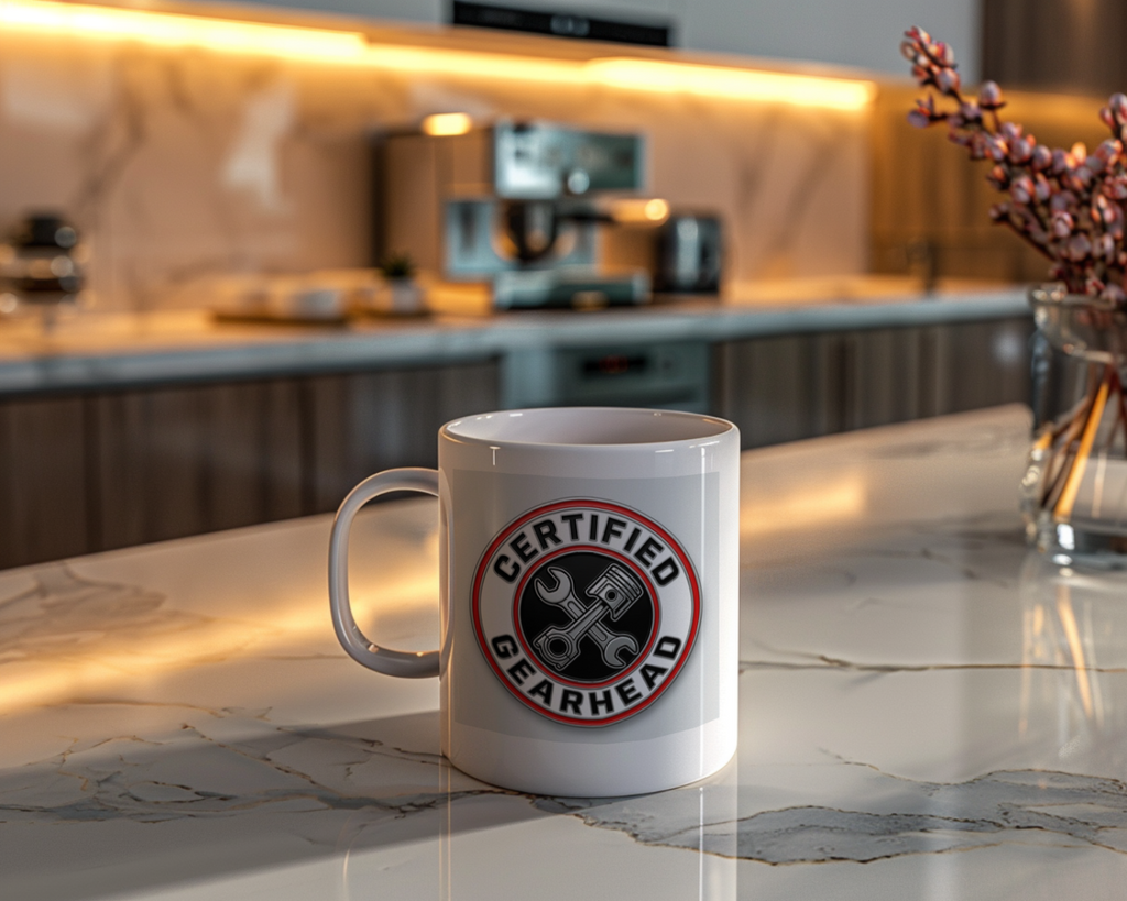 Car Guys Gearhead Coffee Mug for Enthusiasts
