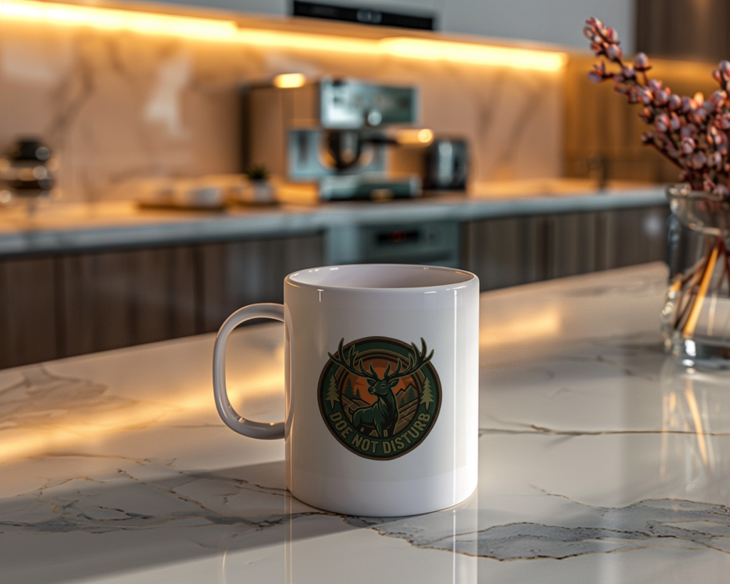 Hunters Doe Not Disturb Coffee Mug for Relaxed Mornings