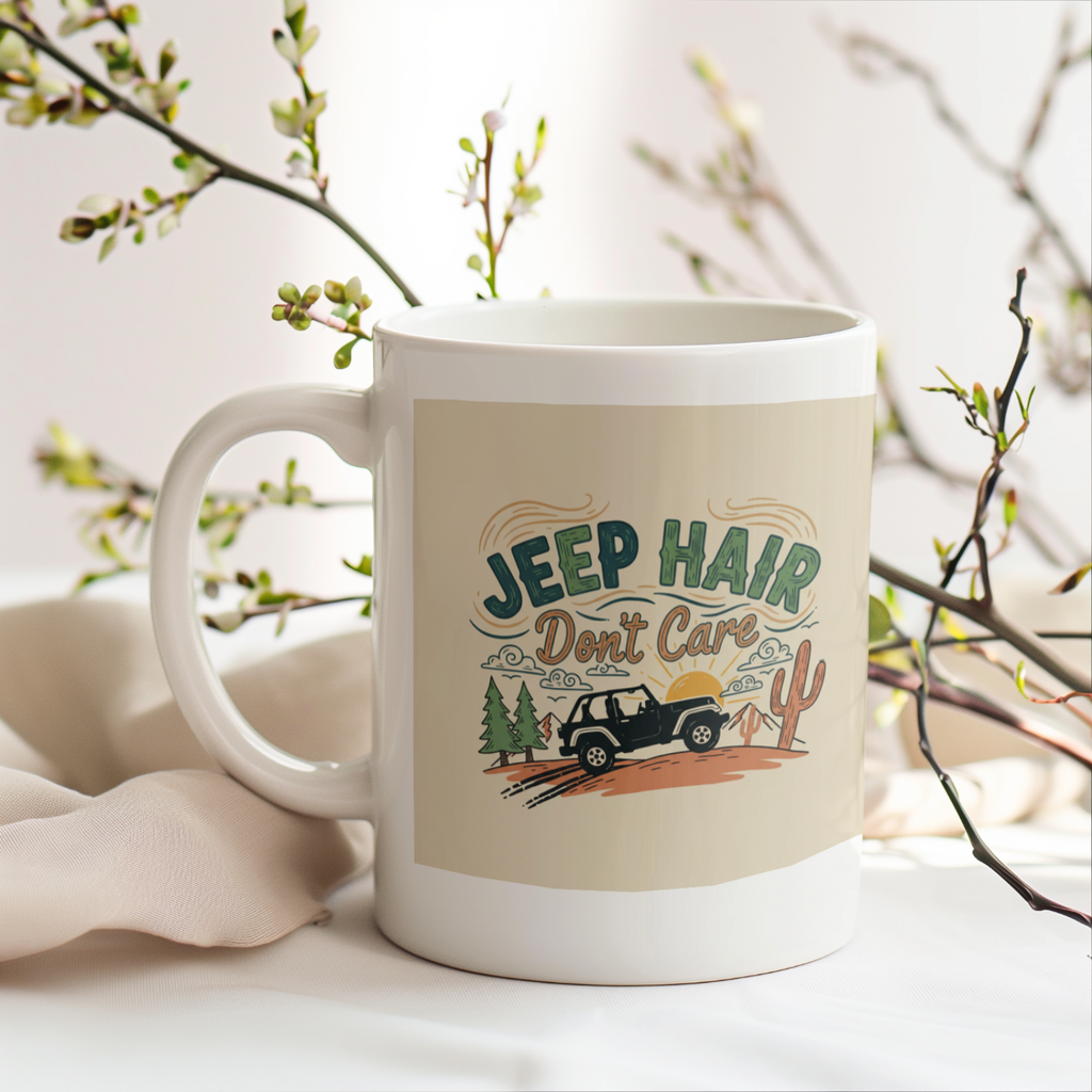 Gift for jeep owners: Jeep Hair Dont Care