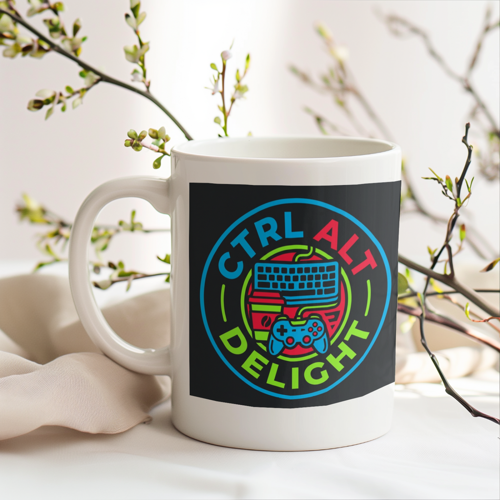 Tech Guy Ctrl Alt Delight Mug for Coffee Lovers