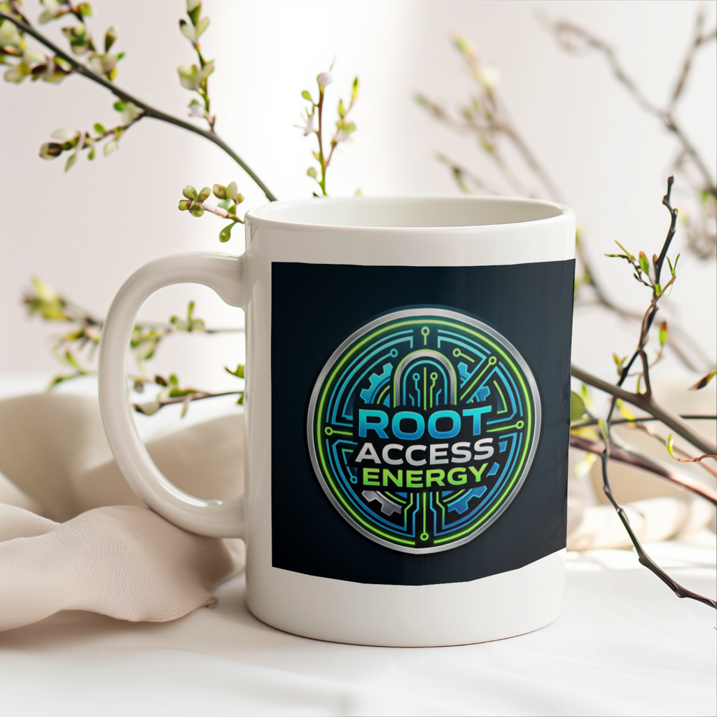 Tech Guy Root Access Energy Coffee Mug for Programmers