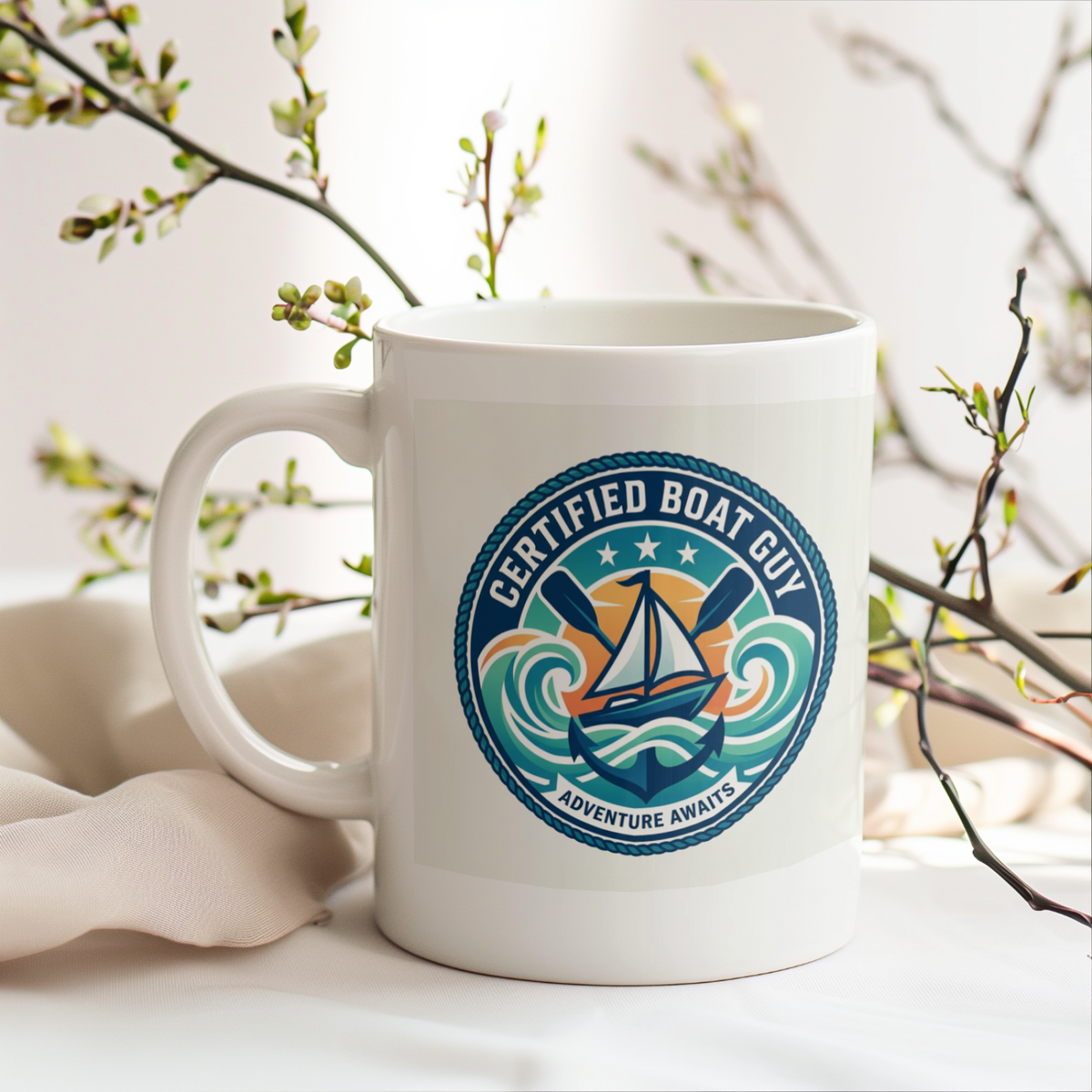 Boating for Men Mug Ideal for Nautical Enthusiasts