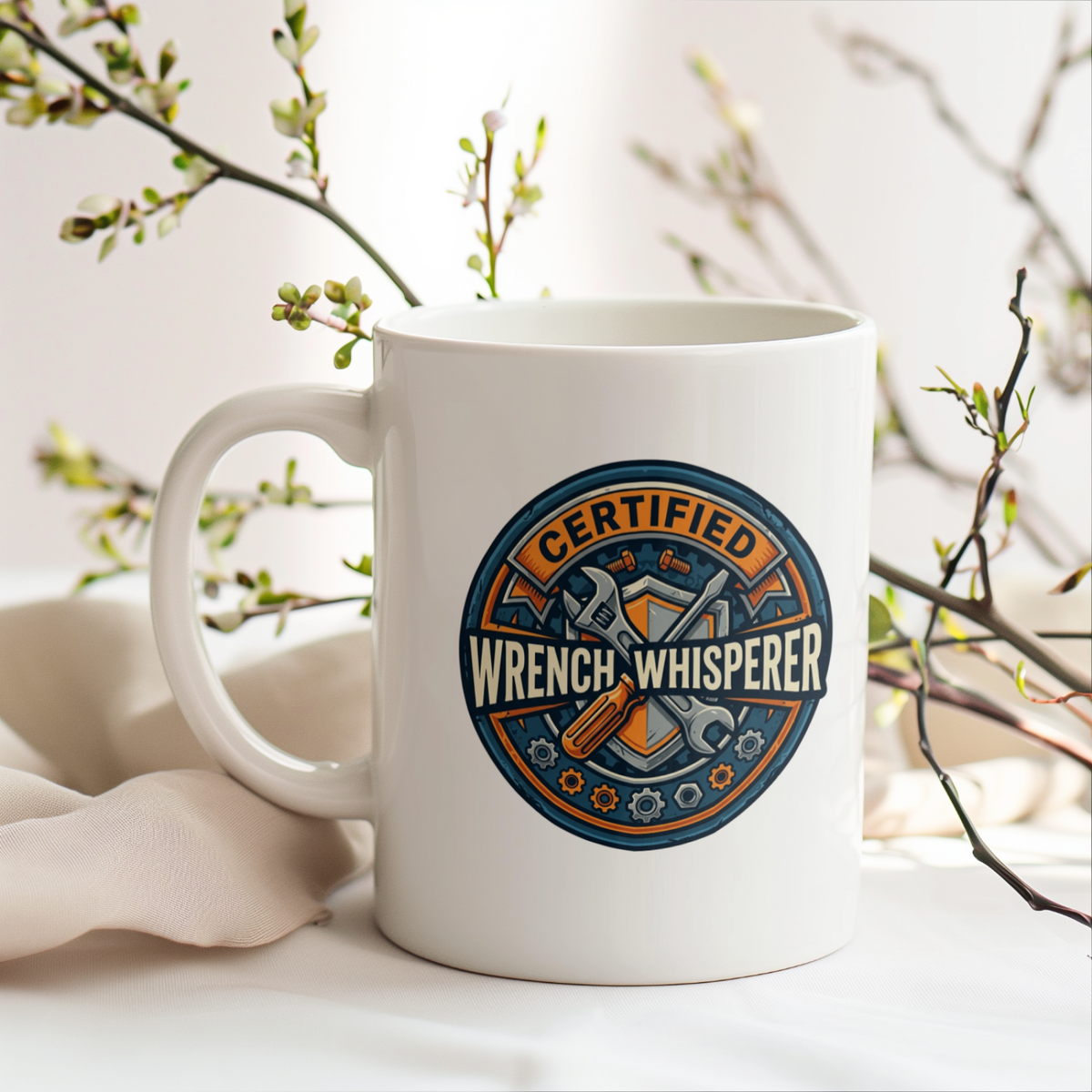 Mechanic for Men Mug Wrench Whisperer Coffee Cup