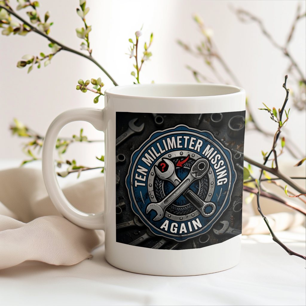 Mechanic for Men 11oz Mug Ten Millimeter Missing Again Coffee Cup
