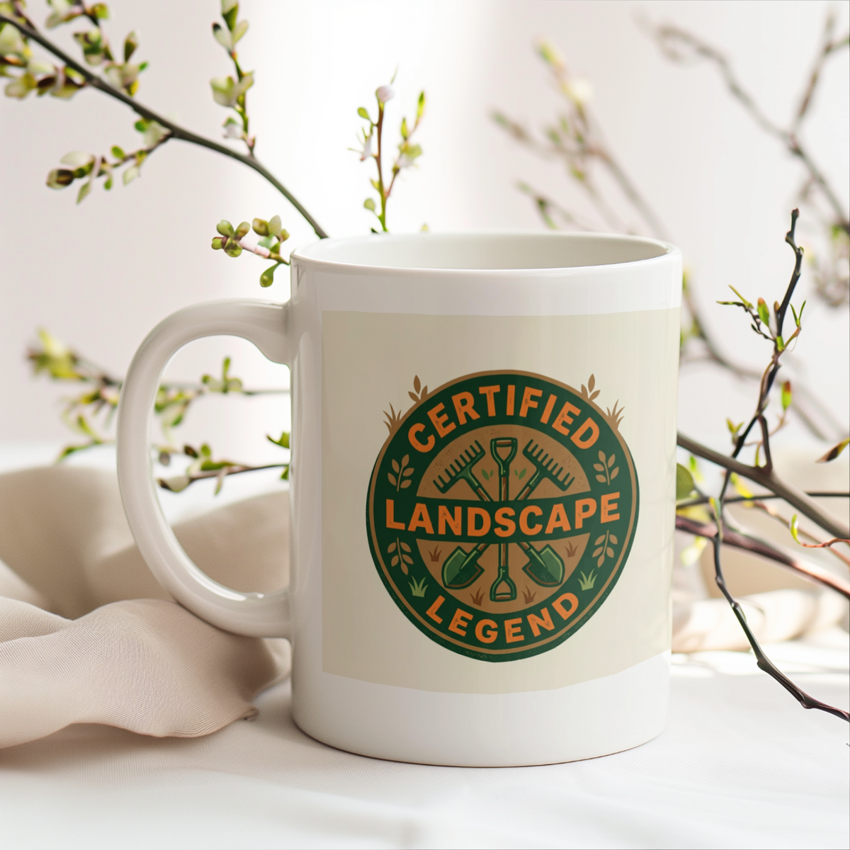 Landscaper for men mug Certified Landscape Legend