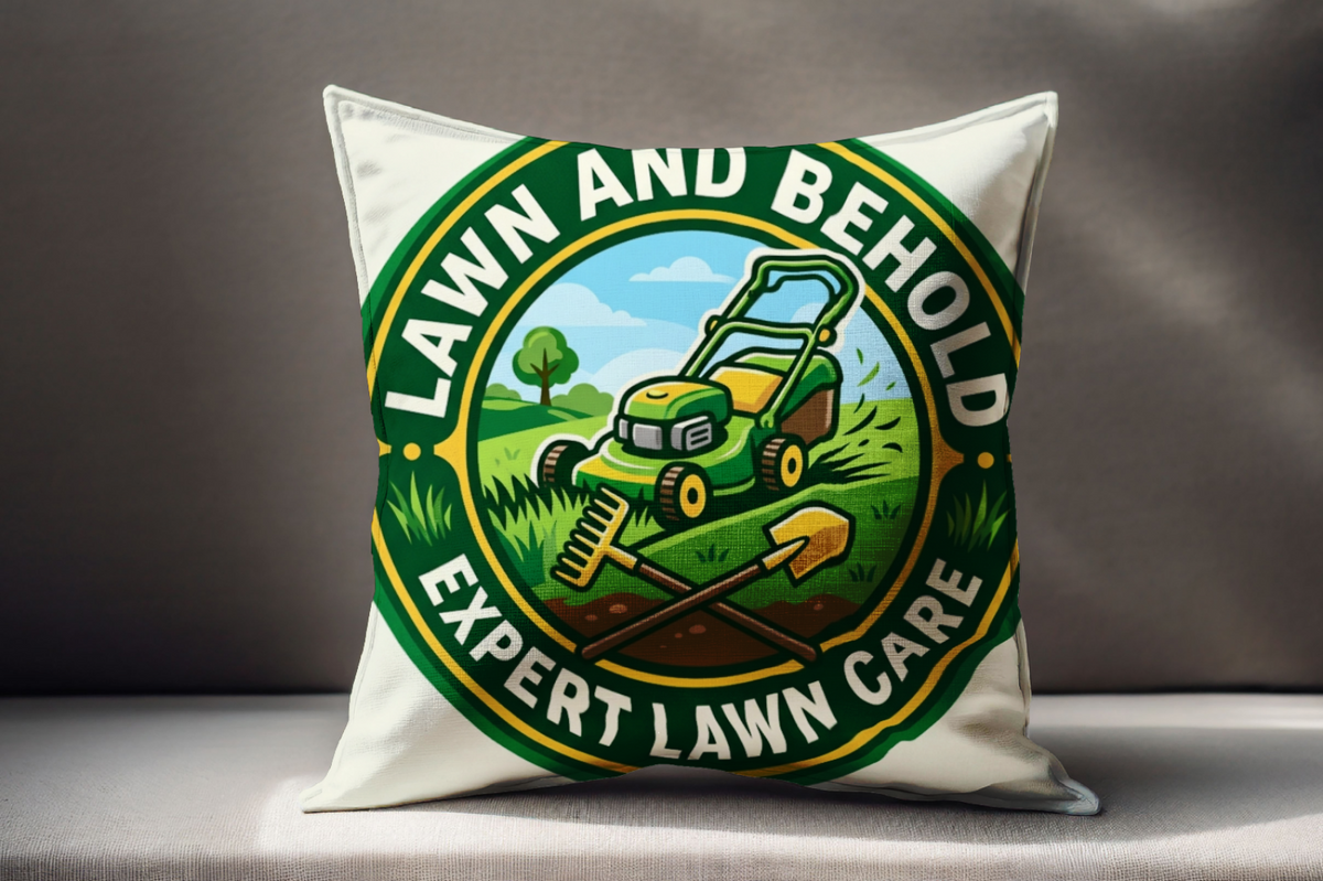 Landscaper for men Lawn And Behold Pillow Home Decor
