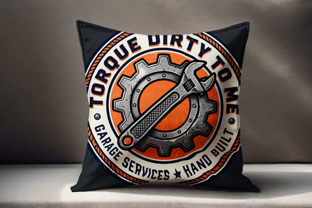 Mechanic for Men Torque Dirty To Me Pillow