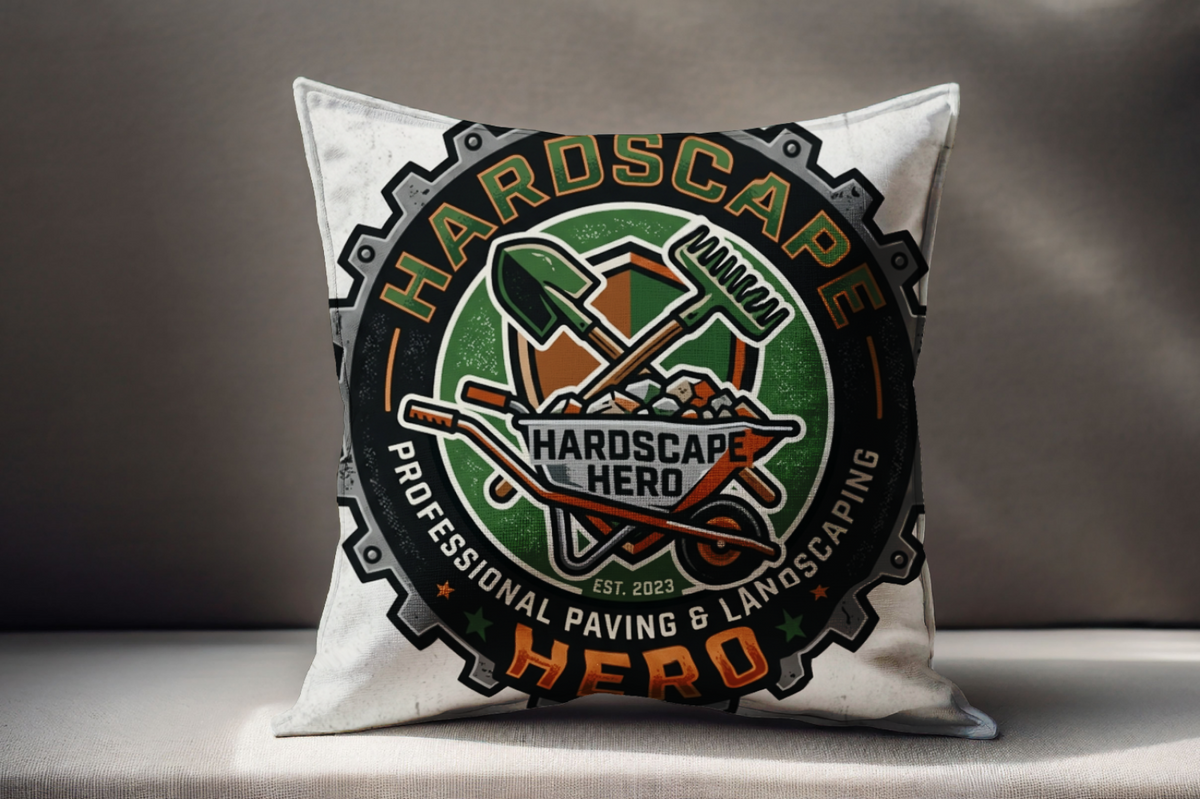 Landscaper for Men Hardscape Hero Pillow Cool Decor