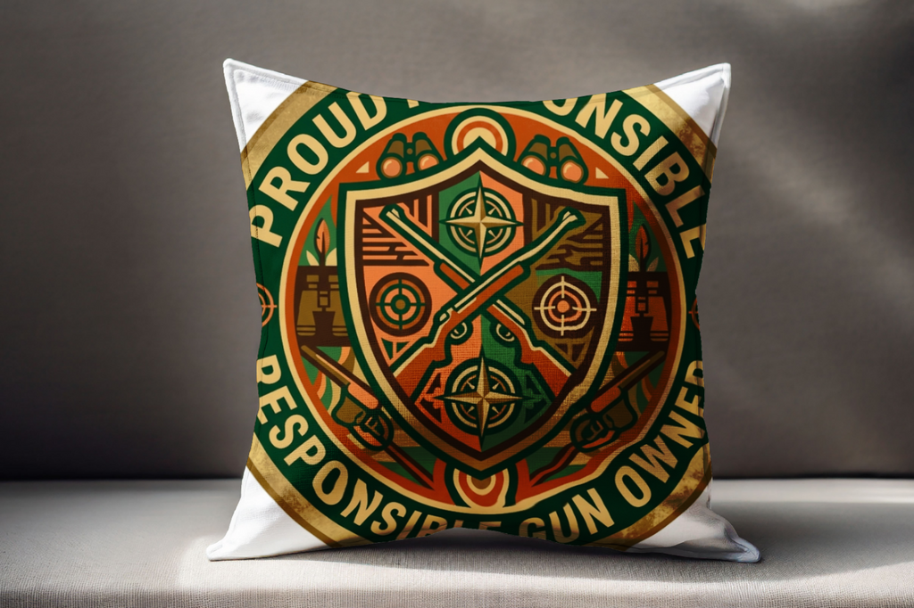 Gun Owners Proud Responsible Gun Owner Pillow