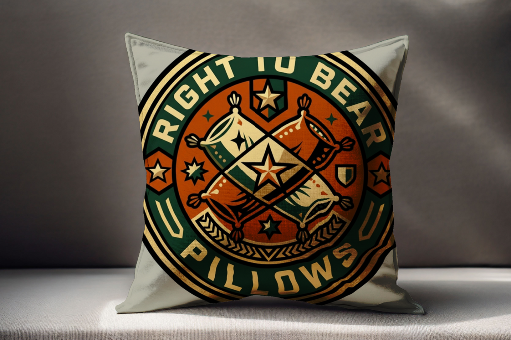 Gun owners Right To Bear Pillows Comfy Decorative Cushion