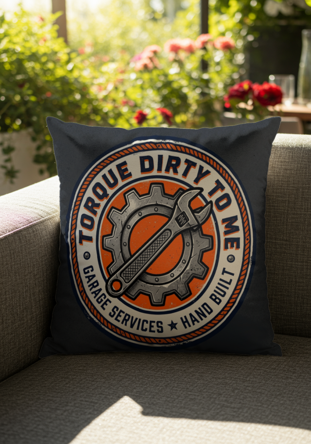 Mechanic for Men Torque Dirty To Me Pillow