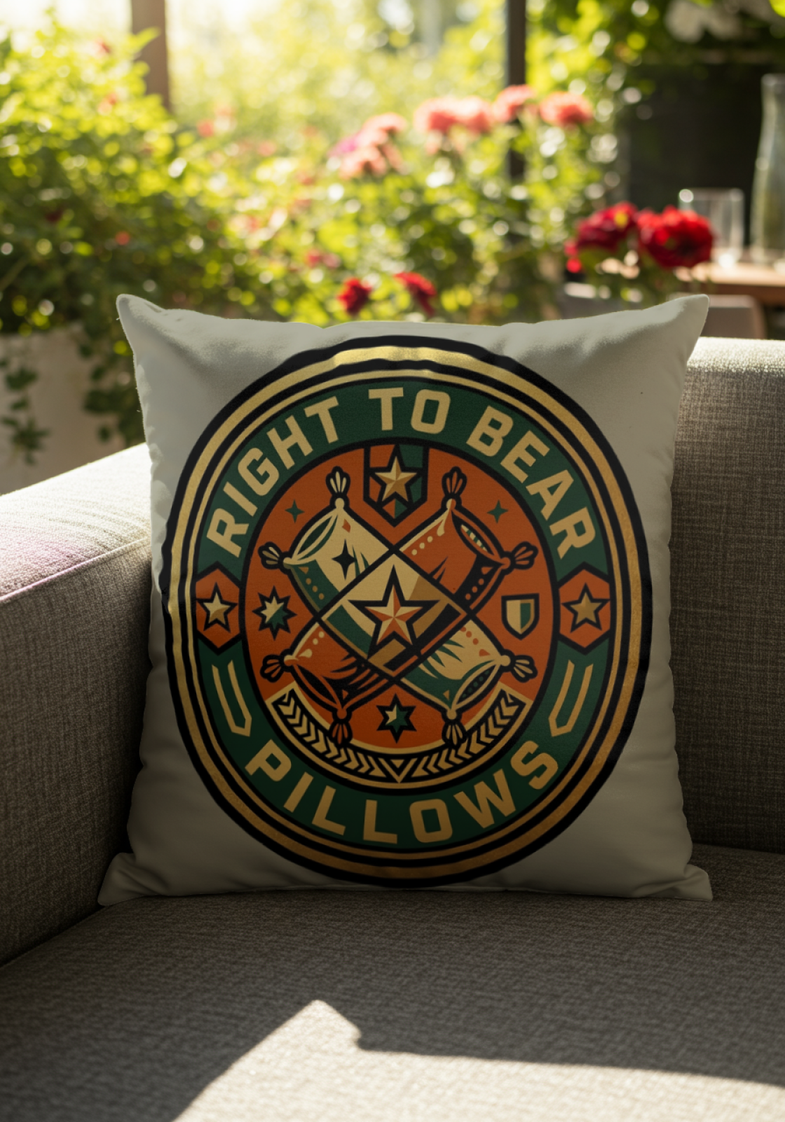 Gun owners Right To Bear Pillows Comfy Decorative Cushion