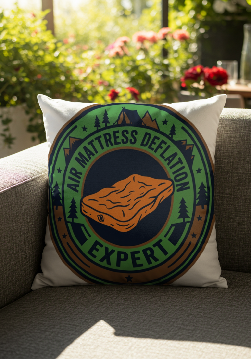 Camping for men Air Mattress Deflation Expert Pillow