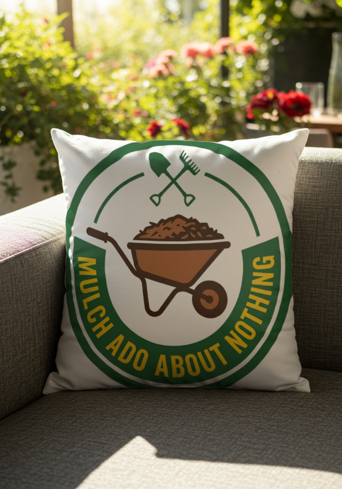 Landscaper for men Mulch Ado About Nothing Pillow