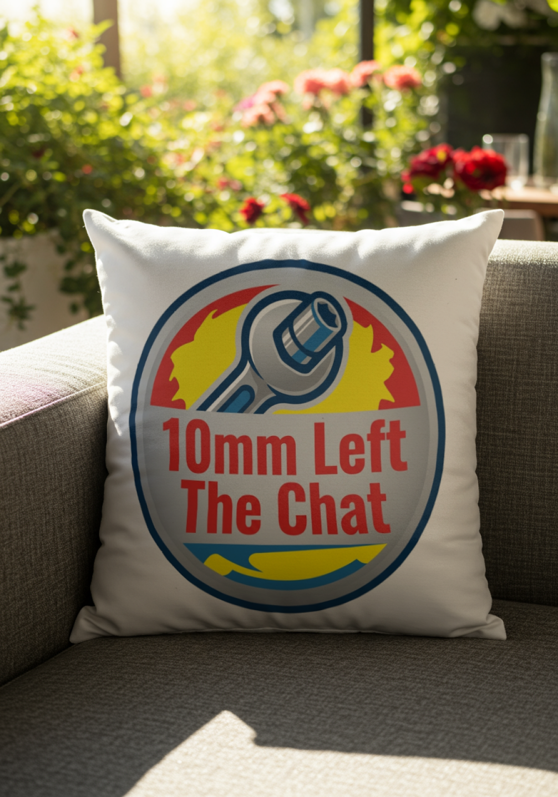 Mechanic for Men 10mm Left The Chat Pillow Funny Decor